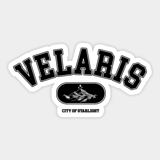 ACOTAR Velaris College Sweatshirt Logo Sticker